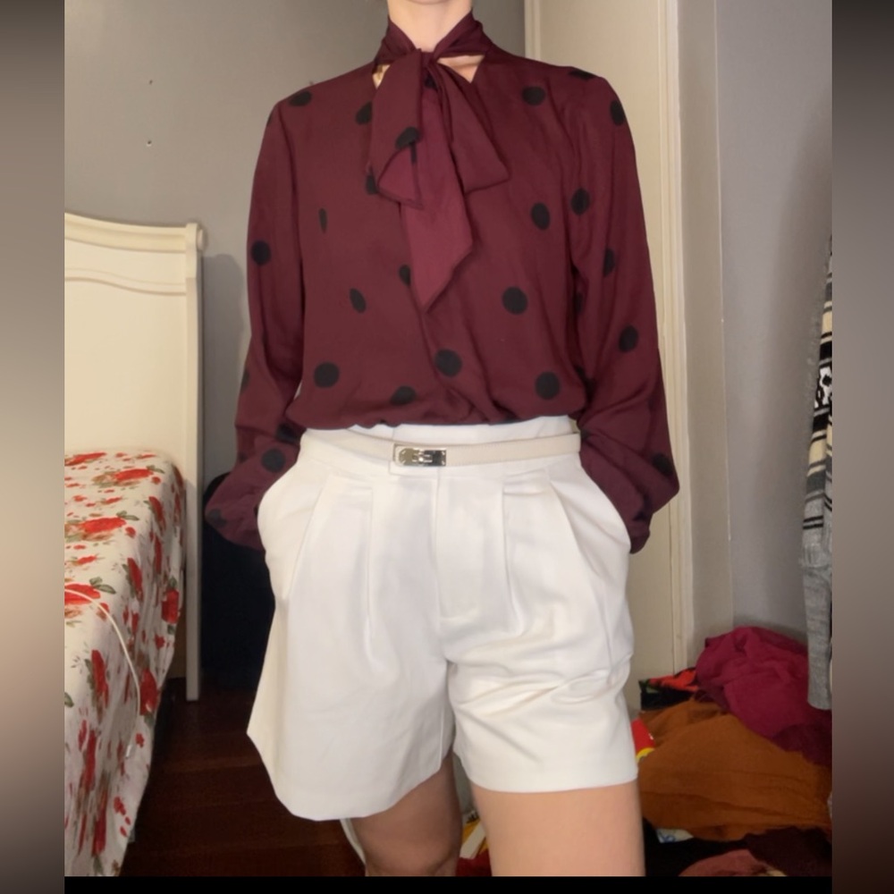 Burgundy  top